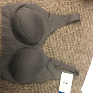 DKNY LASER CUT COTTON BLEND BRA